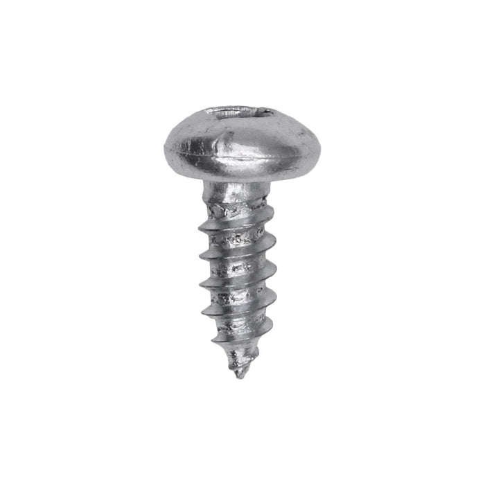 Auveco # 25700 Square Drive Pan Head Tapping Screw #6 x 3/8 in. Zinc. Qty 100.