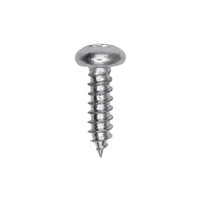 Auveco # 25701 Square Drive Pan Head Tapping Screw #6 x 1/2 in. Zinc. Qty 100.