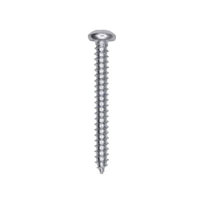 Auveco # 25704 Square Drive Pan Head Tapping Screw #6 x 1-1/4 in. Zinc. Qty 100.