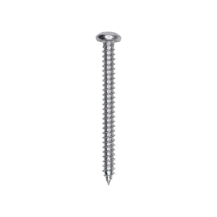Auveco # 25705 Square Drive Pan Head Tapping Screw #6 x 1-1/2 in. Zinc. Qty 100.