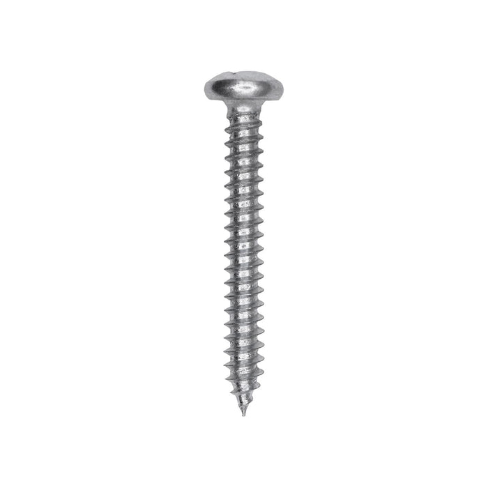 Auveco # 25711 Square Drive Pan Head Tapping Screw #8 x 1-1/4 in. Zinc. Qty 100.
