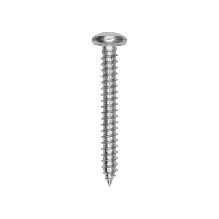 Auveco # 25718 Square Drive Pan Head Tapping Screw #10 x 1-1/2 in. Zinc. Qty 100.