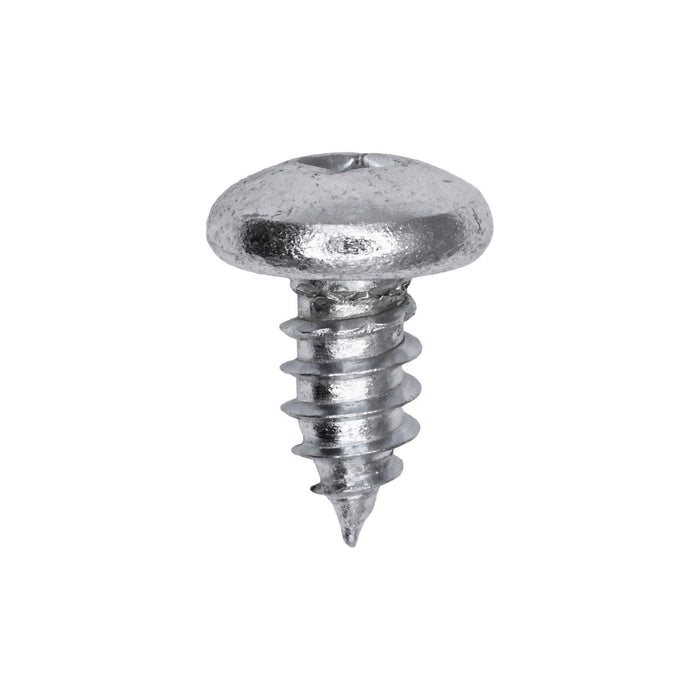 Auveco # 25724 Square Drive Pan Head Tapping Screw #14 x 1/2 in. Zinc. Qty 100.