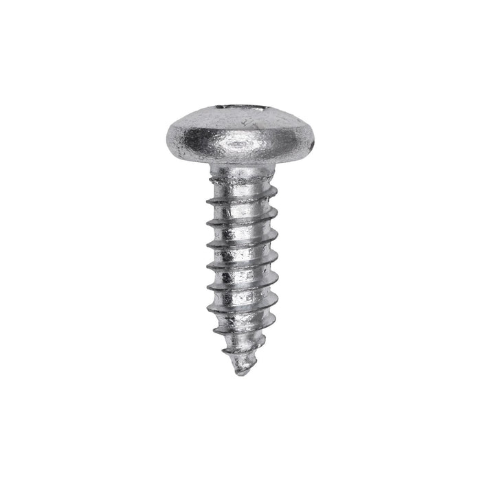 Auveco # 25725 Square Drive Pan Head Tapping Screw #14 x 3/4 in. Zinc. Qty 100.