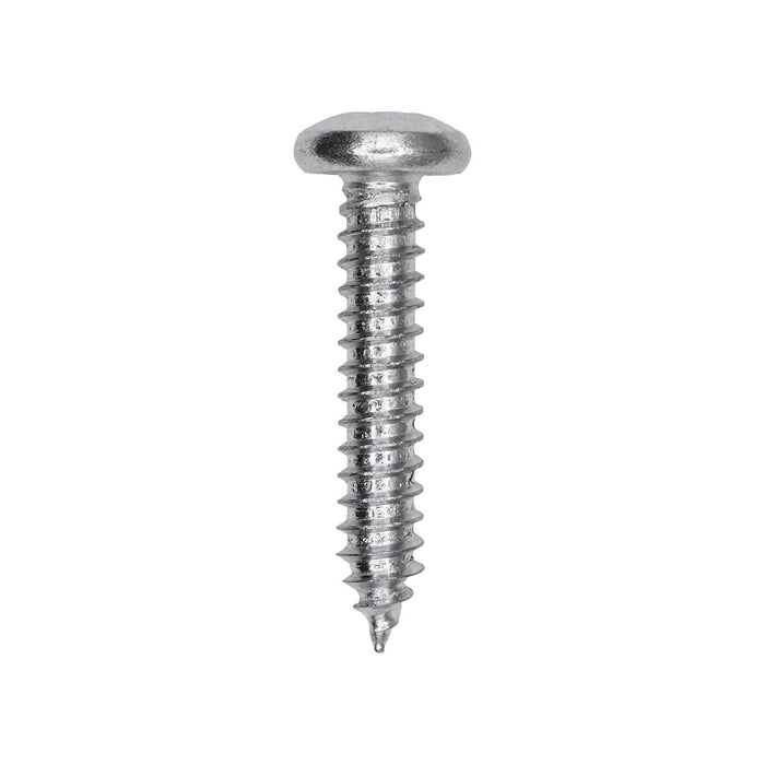 Auveco # 25727 Square Drive Pan Head Tapping Screw #14 x 1-1/4 in. Zinc. Qty 100.