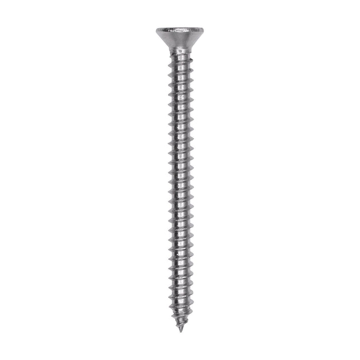 Auveco # 25761 Phillips Flat Head Sheet Metal Screw #6 x 1-5/8 in. 18-8 Stainless Steel. Qty 50.