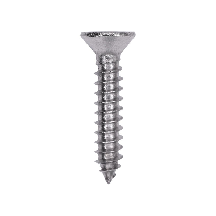 Auveco # 25768 Phillips Flat Head Sheet Metal Screw #8 x 7/8 in. 18-8 Stainless Steel. Qty 50.