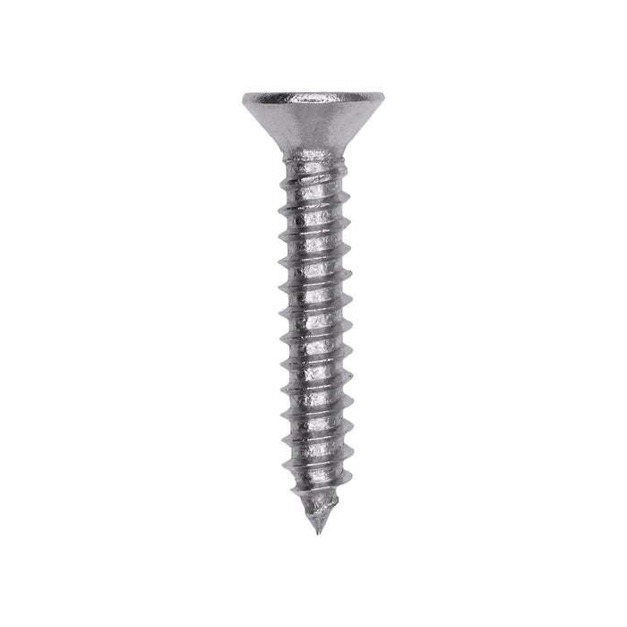 Auveco # 25783 Phillips Flat Head Sheet Metal Screw #10 x 1-1/8 in. 18-8 Stainless Steel. Qty 25.