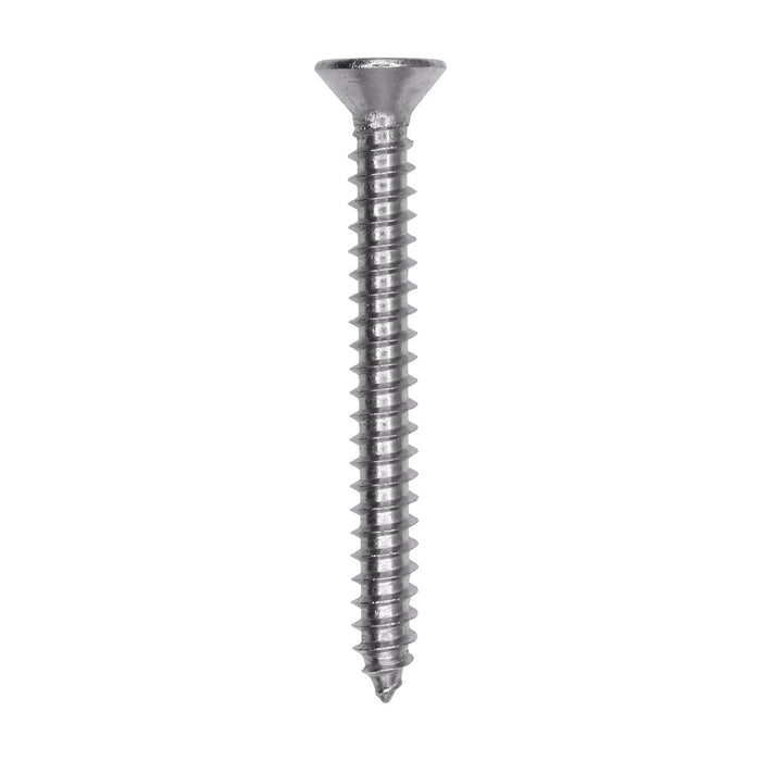 Auveco # 25788 Phillips Flat Head Sheet Metal Screw #10 x 1-3/4 in. 18-8 Stainless Steel. Qty 25.