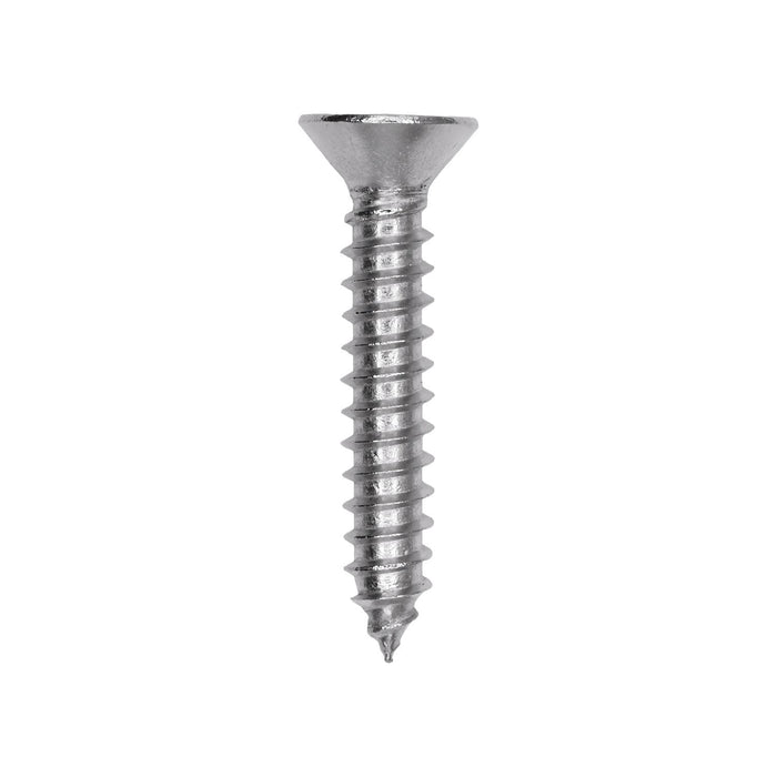 Auveco # 25796 Phillips Flat Head Sheet Metal Screw #12 x 1-1/4 in. 18-8 Stainless Steel. Qty 25.