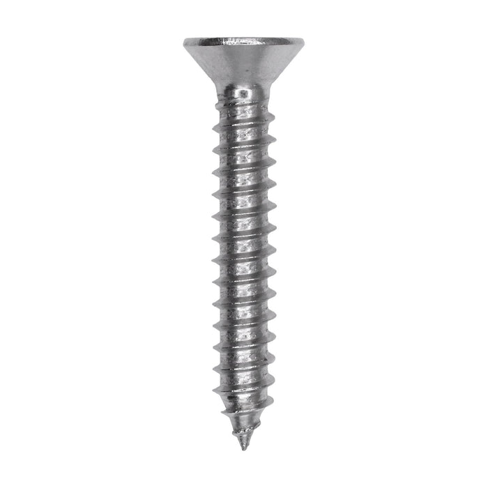 Auveco # 25797 Phillips Flat Head Sheet Metal Screw #12 x 1-3/8 in. 18-8 Stainless Steel. Qty 25.