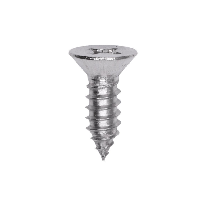 Auveco # 25803 Phillips Flat Head Sheet Metal Screw #14 x 3/4 in. 18-8 Stainless Steel. Qty 50.