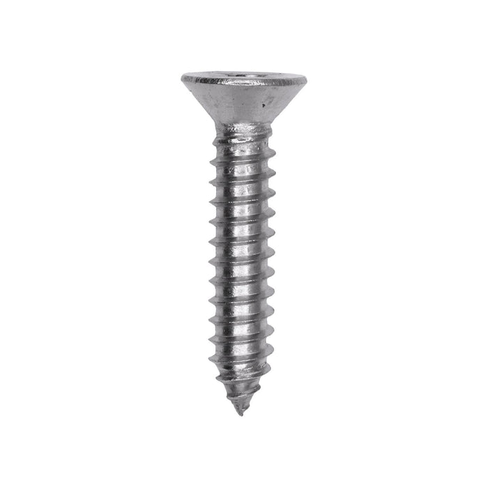 Auveco # 25807 Phillips Flat Head Sheet Metal Screw #14 x 1-1/4 in. 18-8 Stainless Steel. Qty 25.