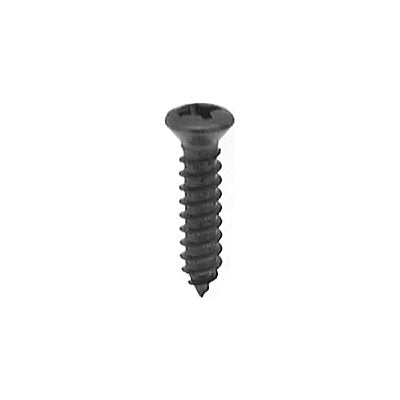 Auveco No 10164 8 X 3/4 W/6 Head Phillips Oval Head Tapping Screw Black Oxide Ab, Quantity 100