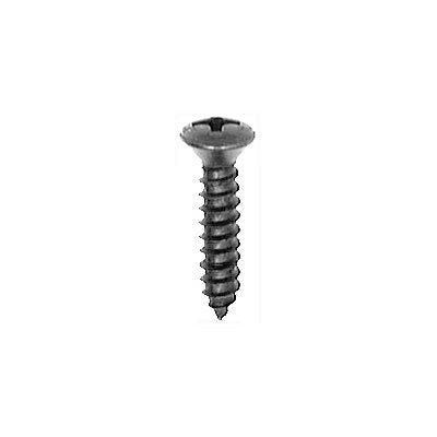 Auveco No 10165 8 X 3/4 Phillips Oval Head Tapping Screw Black Oxide, Quantity 100