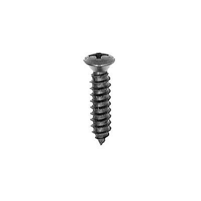 Auveco No 11084 10 X 1/2 Phillips Oval Head Tapping Screw Black Oxide, Quantity 100