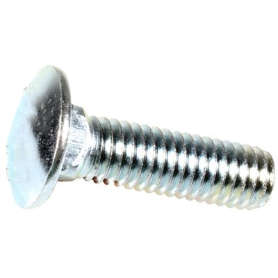 Auveco No 11771 Bumper Bolt 7/16-14 X 1-1/2 Uncapped W/Nuts -Zinc, Quantity 25