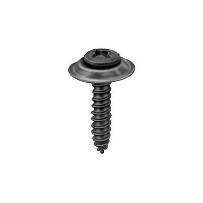 Auveco No 11788 8 X 3/4 Phillips Oval 6 Head AB Tapping SEMS Black, Quantity 100