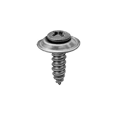 Auveco No 11791 10 X 3/4 Phillips Oval 8 Head AB Tapping SEMS Black, Quantity 50