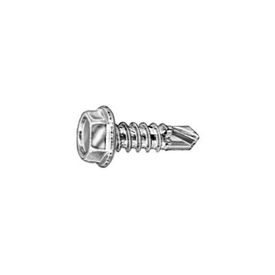Auveco No 11910 10 X 1-1/2 Indented Hex Washer Head 3 Super Teks Zinc, Quantity 50