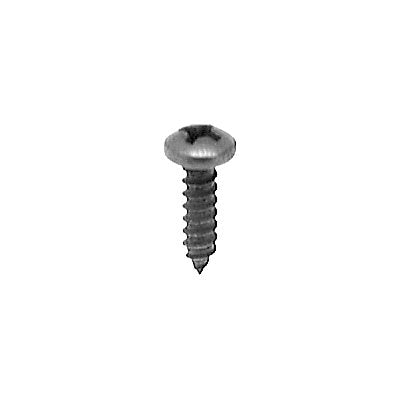 Auveco No 12903 Phillips Pan Head Tapping Screw 4 X 3/8 Black Oxide, Quantity 100