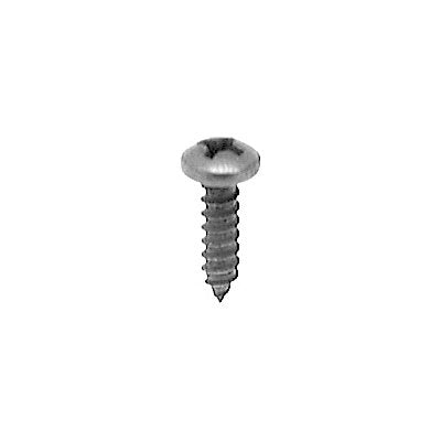 Auveco No 11917 6 X 1/2 Phillips Pan Head Tapping Screw Black Oxide, Quantity 100