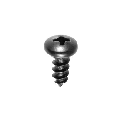 Auveco No 11921 10 X 1/2 Phillips Pan Head Tapping Screw Black Oxide, Quantity 100
