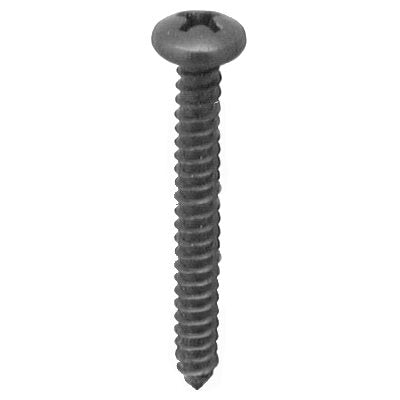 Auveco No 12800 Phillips Pan Head Tapping Screw 10 X 1-1/2 Black Oxide, Quantity 50