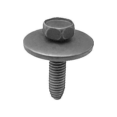 Auveco No 12066 6-10 X 25mm Hex Head SEMS 24mm Outside Diameter Phosphate, Quantity 50