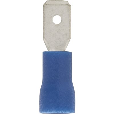 Auveco No 12165 Solderless Terminal 3/16 Male Quick Con 16/14 Gauge, Quantity 25