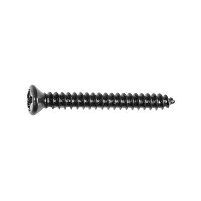 Auveco No 12897 Phillips Oval Head Tapping Screw 4 X 1 Black Oxide, Quantity 100