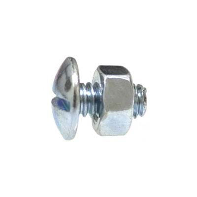 Auveco No 1313 1/4-20 X 1/2 Slotted Truss Head Zinc M/S, Quantity 100