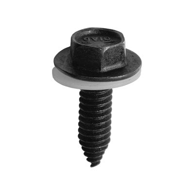 Auveco No 13231 Mirror Mounting Screw Phosphate W/Nylon Wash, Quantity 25