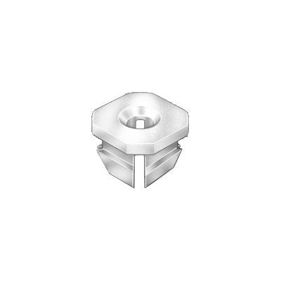 Auveco No 13450 GM Nylon Nut 8 Screw Size 1/16-5/32 Range, Quantity 50