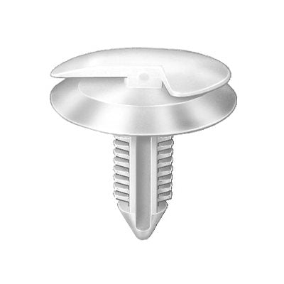Auveco No 13453 GM Rear Quarter Panel Retainer White Nylon, Quantity 50