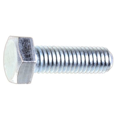 Auveco No 14421 Din 933 8 X 25 mm Cap Screw Zinc Grade 88, Quantity 25