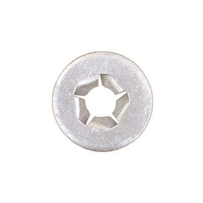 Auveco No 14980 Pushnut Bolt Retainer M6-10 Thread 17mm Outside Diameter, Quantity 100