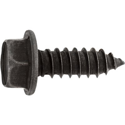 Auveco No 16152 Hex Washer Head Tapping Screw 14 X 3/4 Black Oxide, Quantity 100