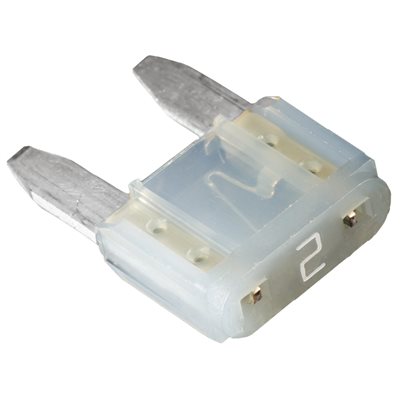 Auveco No 16351 Mini Fuse 2 Amps, Quantity 5