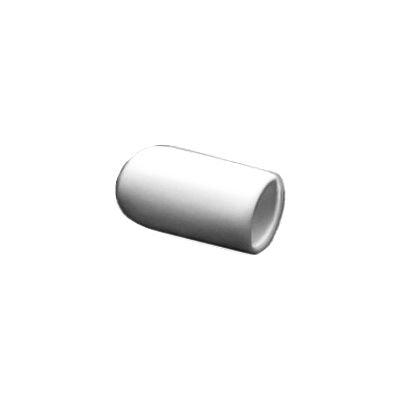 Auveco No 18204 Vinyl Vacuum Cap White For 5/16 Diameter Tube, Quantity 50