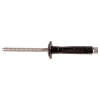 Auveco No 18244 GM Split Type Rivet 3/16 Diameter 3/16-3/8 Grip Blk, Quantity 10