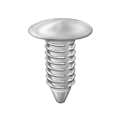 Auveco No 19250 Trim Panel Retainer White Nylon, Quantity 25