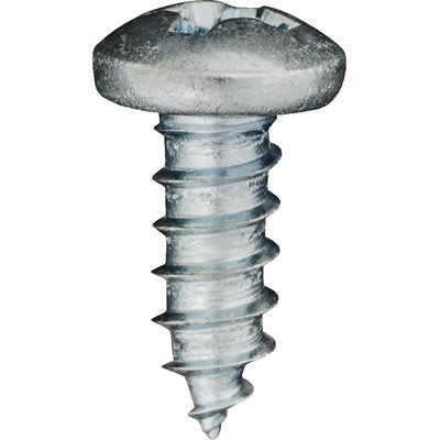 Auveco No 1936 Phillips Pan Head Tapping Screw 6 X 3/8 Zinc AB, Quantity 100