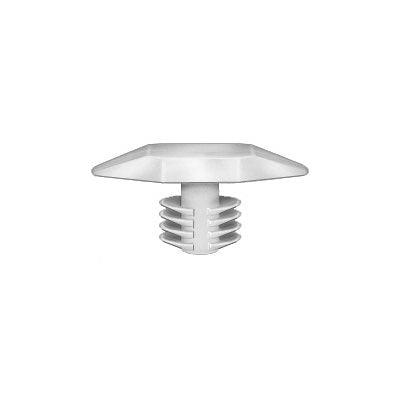 Auveco No 20182 Chrysler Weatherstrip Retainer White Nylon, Quantity 100