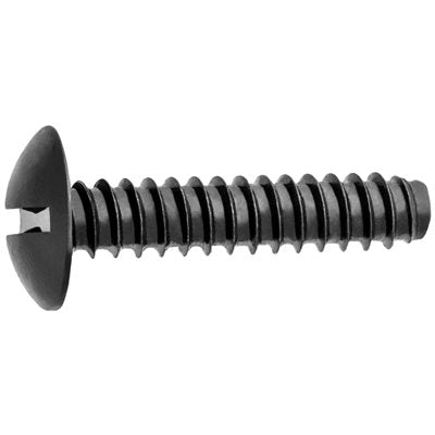 Auveco No 20301 Slotted Truss Head License Plate Screw 1/4-14, Quantity 50