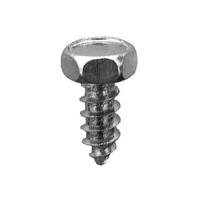 Auveco No 2110 5/16 X 3/4 Indented Hex Head Tapping Screw 1/2 Hex Zinc, Quantity 100