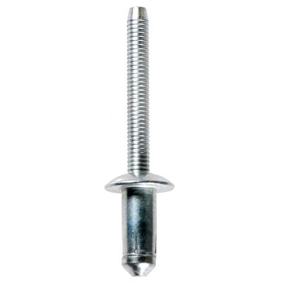 Auveco No 21286 Specialty Rivet Diameter: 1/4 63mm Grip: 3/16 17/64 Steel/Steel, Quantity 10