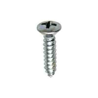 Auveco No 2359 8 X 3/4 Phillips Oval Head Tapping Screw Zinc, Quantity 100