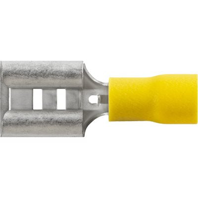 Auveco Item 24058 Solderless Terminal 3/8 Female Blade 12-10 Ga Quantity 50