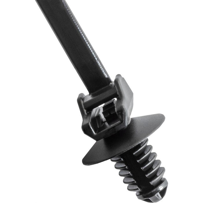 Auveco 25006 Cable Tie With Tree Mount Fits 6 3mm or 1/4 Hole Qty 25